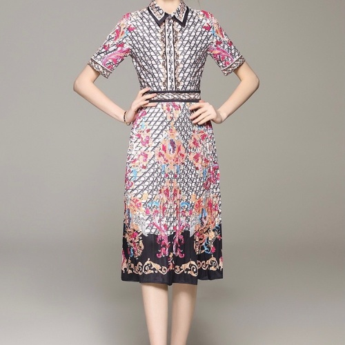 Replica Valentino Dresses Short Sleeved For Women #1062185 $60.00 USD for Wholesale