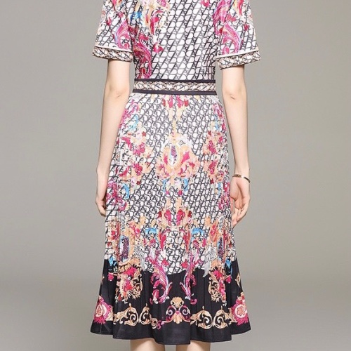 Replica Valentino Dresses Short Sleeved For Women #1062185 $60.00 USD for Wholesale