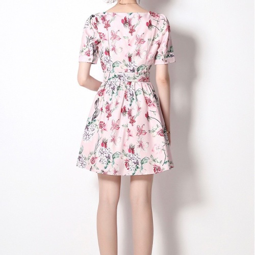 Replica Valentino Dresses Short Sleeved For Women #1062186 $60.00 USD for Wholesale