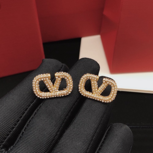Replica Valentino Earrings For Women #1062205 $29.00 USD for Wholesale