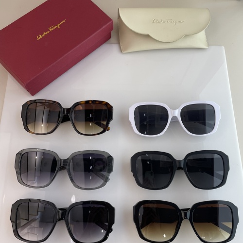 Replica Salvatore Ferragamo AAA Quality Sunglasses #1062275 $56.00 USD for Wholesale