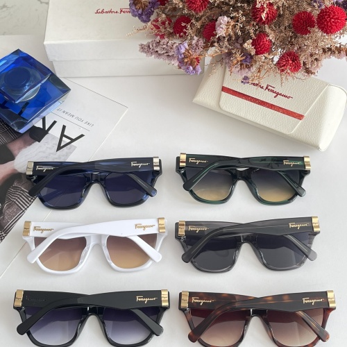 Replica Salvatore Ferragamo AAA Quality Sunglasses #1062288 $60.00 USD for Wholesale
