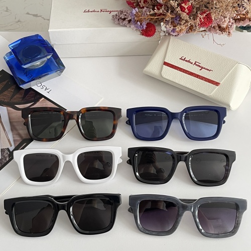 Replica Salvatore Ferragamo AAA Quality Sunglasses #1062304 $64.00 USD for Wholesale