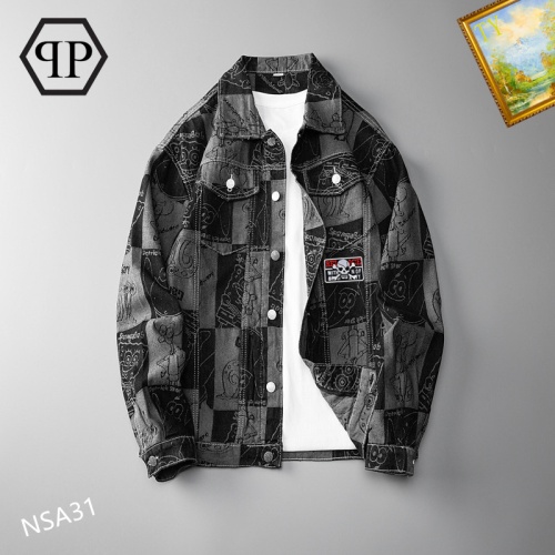 Replica Philipp Plein PP Jackets Long Sleeved For Men #1063729, $60.00 USD, [ITEM#1063729], Replica Philipp Plein PP Jackets outlet from China