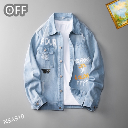 Replica Off-White Jackets Long Sleeved For Men #1063745, $60.00 USD, [ITEM#1063745], Replica Off-White Jackets outlet from China