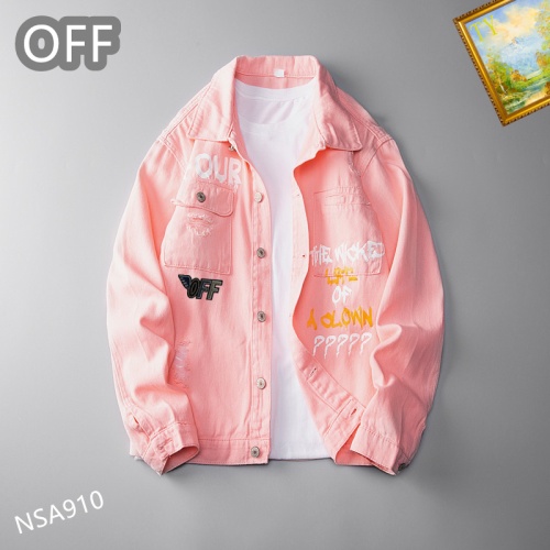 Replica Off-White Jackets Long Sleeved For Men #1063746, $60.00 USD, [ITEM#1063746], Replica Off-White Jackets outlet from China