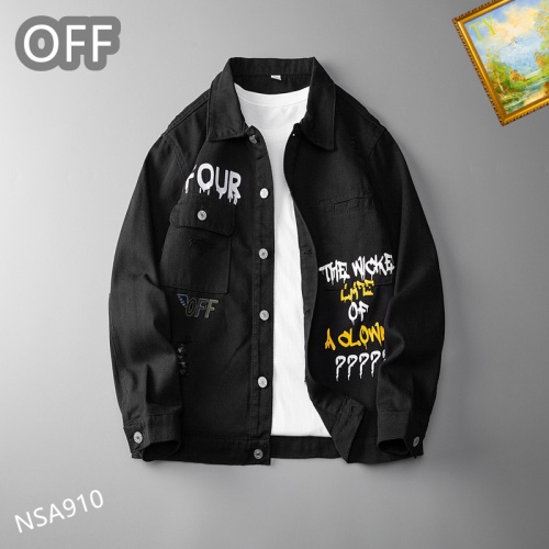Replica Off-White Jackets Long Sleeved For Men #1063747, $60.00 USD, [ITEM#1063747], Replica Off-White Jackets outlet from China