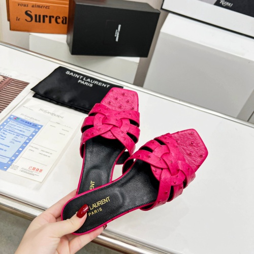 Replica Yves Saint Laurent YSL Slippers For Women #1064094 $80.00 USD for Wholesale