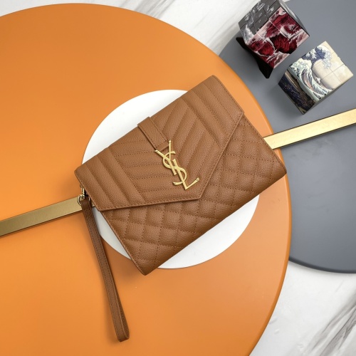 Replica Yves Saint Laurent AAA Quality Wallets For Women #1064663, $125.00 USD, [ITEM#1064663], Replica Yves Saint Laurent AAA Wallets outlet from China