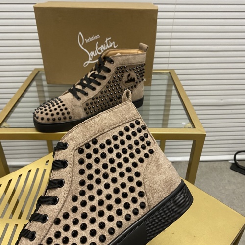 Replica Christian Louboutin High Top Shoes For Men #1065346 $98.00 USD for Wholesale