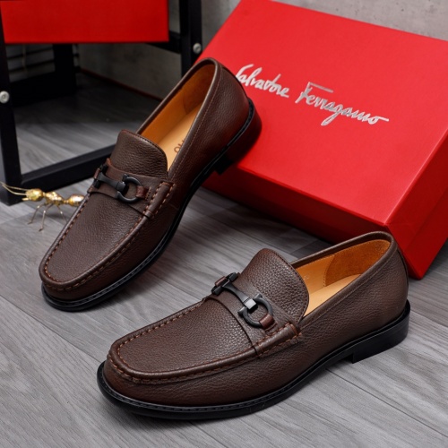 Replica Salvatore Ferragamo Leather Shoes For Men #1066142, $100.00 USD, [ITEM#1066142], Replica Salvatore Ferragamo Leather Shoes outlet from China