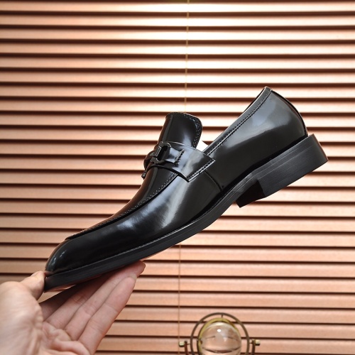 Replica Salvatore Ferragamo Leather Shoes For Men #1066859 $96.00 USD for Wholesale