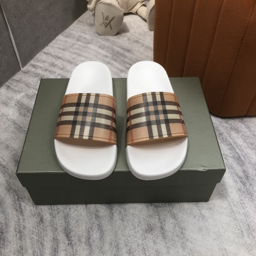 Replica Burberry Slippers For Men #1066980 $45.00 USD for Wholesale