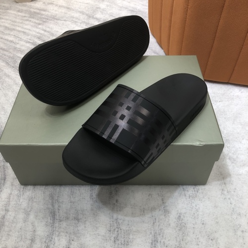Replica Burberry Slippers For Men #1066996 $45.00 USD for Wholesale