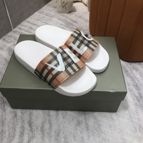 Replica Burberry Slippers For Men #1067000 $45.00 USD for Wholesale