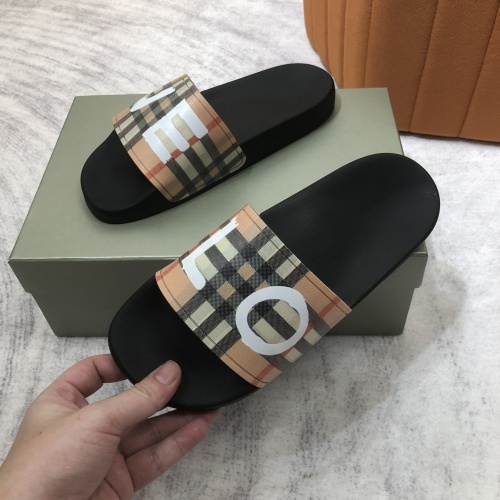 Replica Burberry Slippers For Men #1067002 $45.00 USD for Wholesale