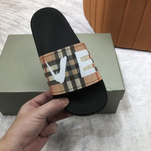 Replica Burberry Slippers For Men #1067002 $45.00 USD for Wholesale