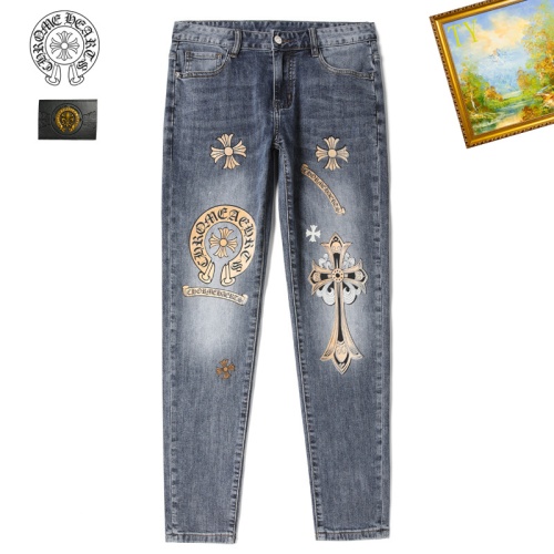 Replica Chrome Hearts Jeans For Men #1067022, $48.00 USD, [ITEM#1067022], Replica Chrome Hearts Jeans outlet from China