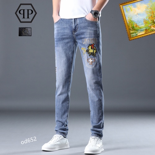 Replica Philipp Plein PP Jeans For Men #1067025 $48.00 USD for Wholesale