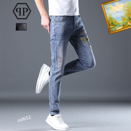 Replica Philipp Plein PP Jeans For Men #1067025 $48.00 USD for Wholesale