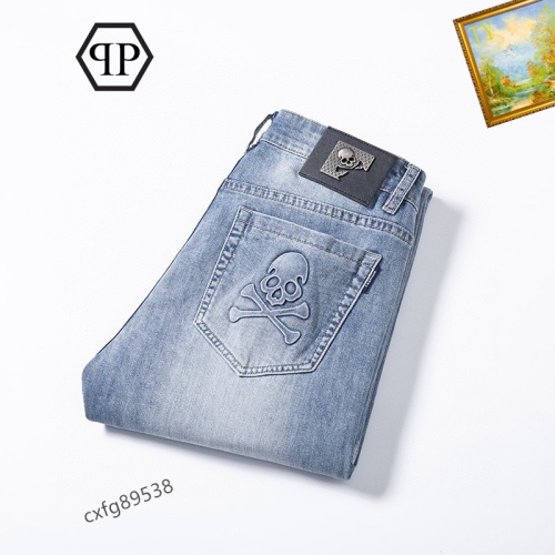 Replica Philipp Plein PP Jeans For Men #1067085, $48.00 USD, [ITEM#1067085], Replica Philipp Plein PP Jeans outlet from China