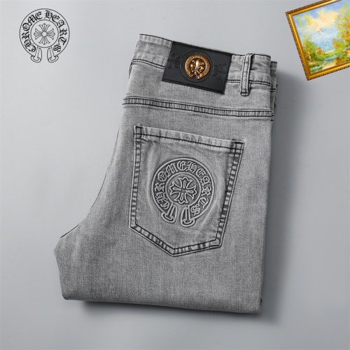 Replica Chrome Hearts Jeans For Men #1067098, $48.00 USD, [ITEM#1067098], Replica Chrome Hearts Jeans outlet from China