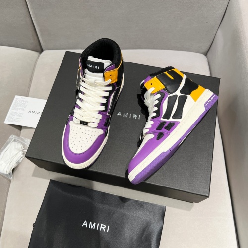 Replica Amiri High Tops Shoes For Men #1067415 $112.00 USD for Wholesale