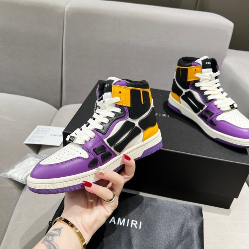 Replica Amiri High Tops Shoes For Men #1067415 $112.00 USD for Wholesale