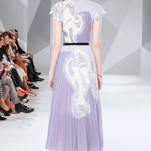 Replica Valentino Dresses Short Sleeved For Women #1067431 $68.00 USD for Wholesale