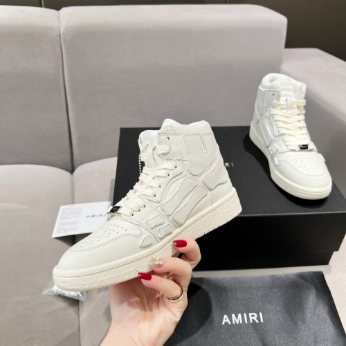 Replica Amiri High Tops Shoes For Men #1067438 $112.00 USD for Wholesale