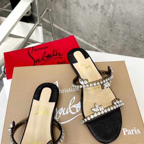 Replica Christian Louboutin CL Slippers For Women #1067514 $72.00 USD for Wholesale