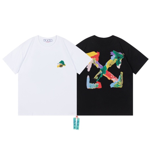Replica Off-White T-Shirts Short Sleeved For Unisex #1068253 $29.00 USD for Wholesale