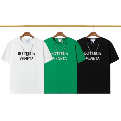 Replica Bottega Veneta BV T-Shirts Short Sleeved For Men #1068256 $29.00 USD for Wholesale