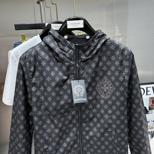 Replica Chrome Hearts Jackets Long Sleeved For Men #1068623 $105.00 USD for Wholesale