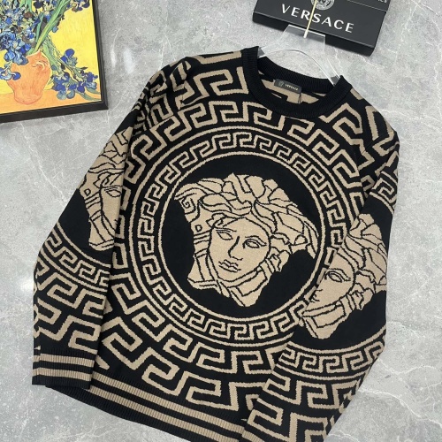 Replica Versace Sweaters Long Sleeved For Men #1068668, $68.00 USD, [ITEM#1068668], Replica Versace Sweaters outlet from China