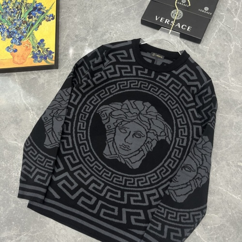 Replica Versace Sweaters Long Sleeved For Men #1068673, $68.00 USD, [ITEM#1068673], Replica Versace Sweaters outlet from China