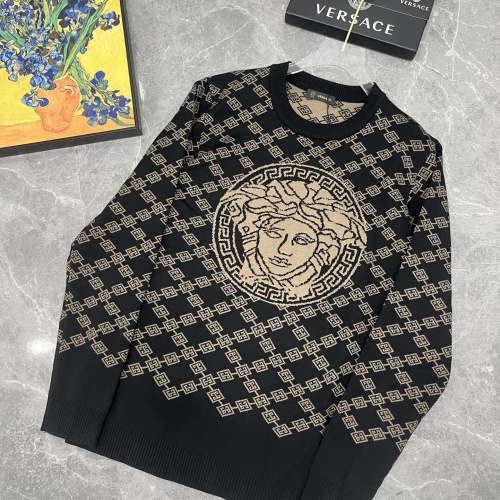 Replica Versace Sweaters Long Sleeved For Men #1068674, $68.00 USD, [ITEM#1068674], Replica Versace Sweaters outlet from China