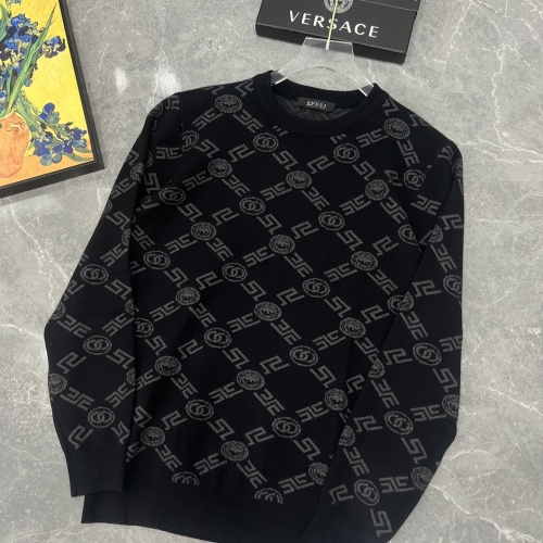 Replica Versace Sweaters Long Sleeved For Men #1068676, $68.00 USD, [ITEM#1068676], Replica Versace Sweaters outlet from China