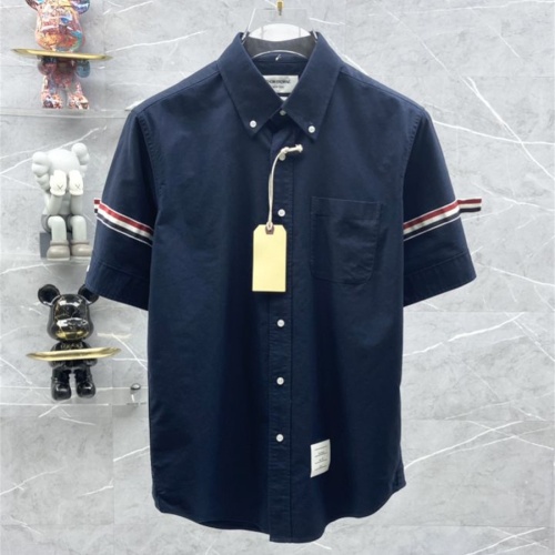 Replica Thom Browne TB Shirts Short Sleeved For Men #1069271, $52.00 USD, [ITEM#1069271], Replica Thom Browne TB Shirts outlet from China