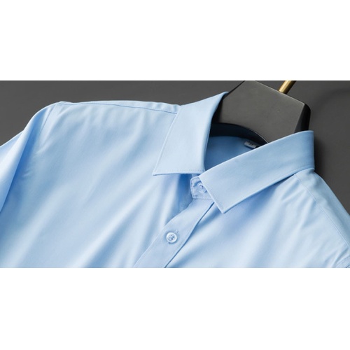 Replica Balmain Shirts Short Sleeved For Men #1069333 $38.00 USD for Wholesale