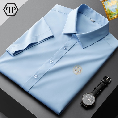 Replica Philipp Plein PP Shirts Short Sleeved For Men #1069338 $38.00 USD for Wholesale