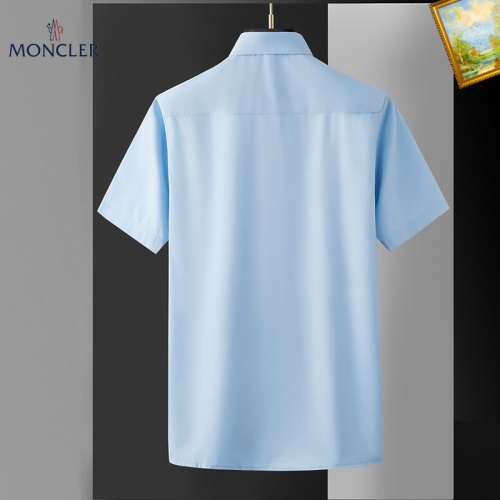 Replica Moncler Shirts Short Sleeved For Men #1069343 $38.00 USD for Wholesale