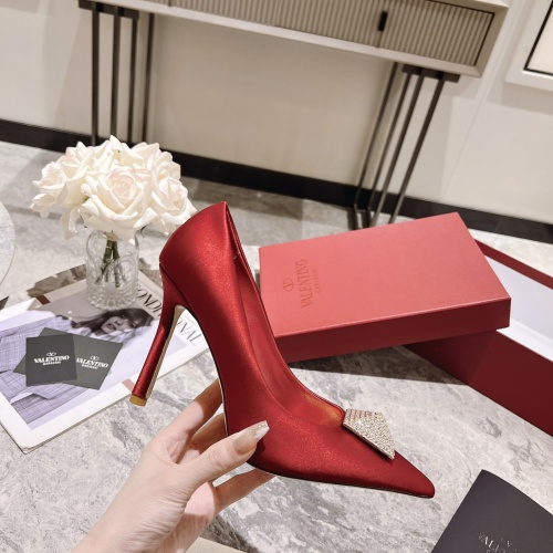 Replica Valentino High-Heeled Shoes For Women #1069790 $100.00 USD for Wholesale