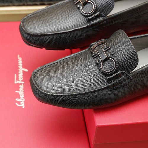 Replica Salvatore Ferragamo Leather Shoes For Men #1070462 $102.00 USD for Wholesale