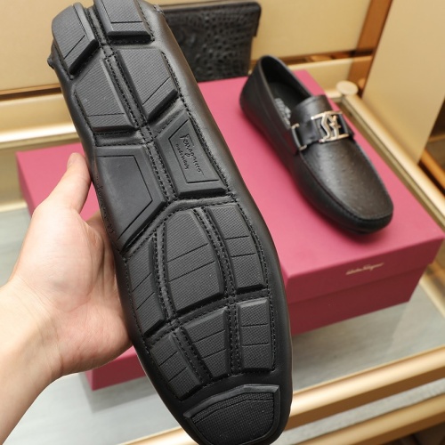 Replica Salvatore Ferragamo Leather Shoes For Men #1070467 $130.00 USD for Wholesale