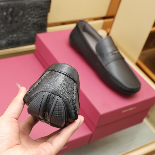Replica Salvatore Ferragamo Leather Shoes For Men #1070469 $130.00 USD for Wholesale