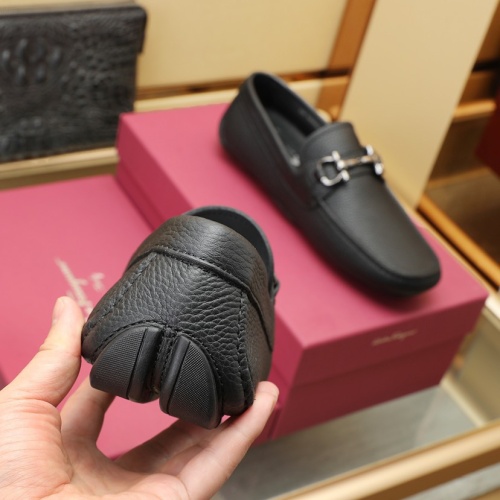 Replica Salvatore Ferragamo Leather Shoes For Men #1070479 $130.00 USD for Wholesale