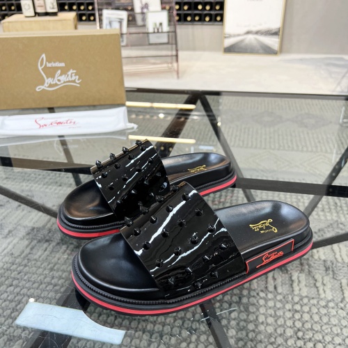 Replica Christian Louboutin CL Slippers For Men #1070500, $60.00 USD, [ITEM#1070500], Replica Christian Louboutin CL Slippers outlet from China