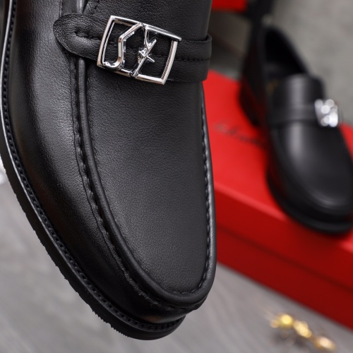 Replica Salvatore Ferragamo Leather Shoes For Men #1070666 $82.00 USD for Wholesale