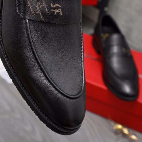 Replica Salvatore Ferragamo Leather Shoes For Men #1070668 $82.00 USD for Wholesale